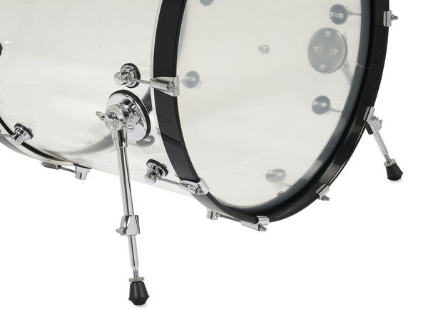 DW Design 4-Piece Clear Acrylic Drum Set - 18x22,8x10,9x12,14x16 - DDAC2214CL