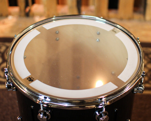DW Performance Piano Black Lacquer Floor Tom - 14x14