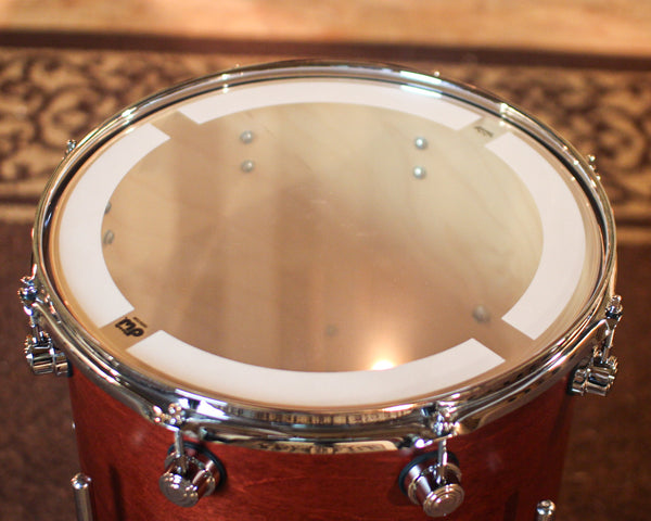 DW Performance Tobacco Stain Floor Tom - 14x14