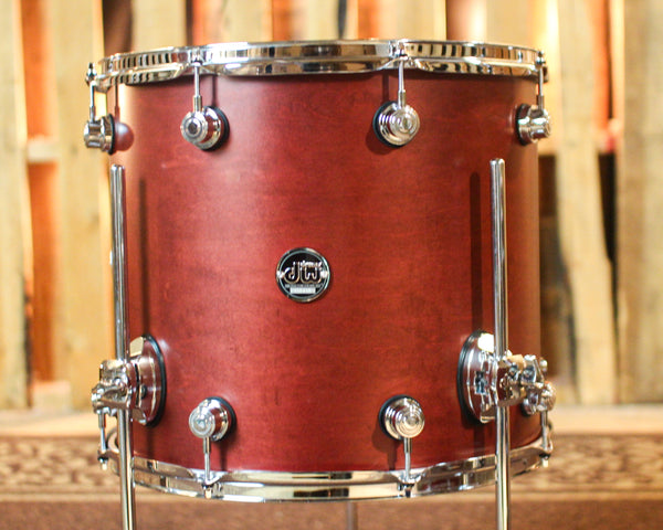 DW Performance Tobacco Stain Floor Tom - 14x16