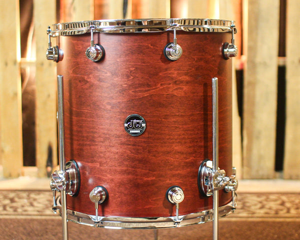 DW Performance Tobacco Stain Floor Tom - 16x16