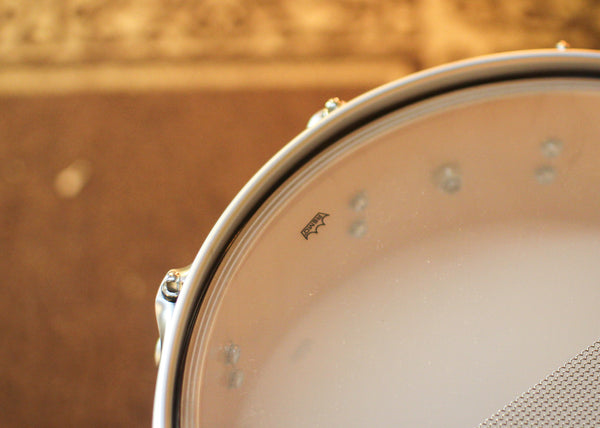 DW 4x14 Collector's SonicPly Natural Hard Satin over Elm Burl Snare Drum - SO#1424832