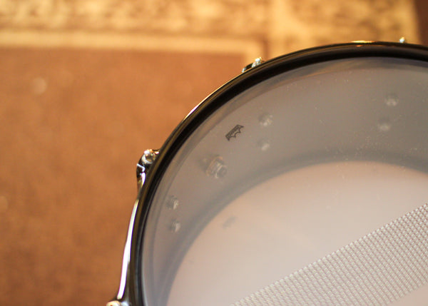 DW 5.5x14 Collector's Black Nickel over Brass Snare Drum w/ Black Nickel Hardware