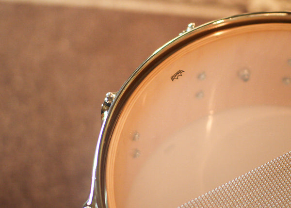 DW 5.5x14 Collector's Maple VLT Natural Lacquer over Birdseye Maple Snare Drum - SO#1409992