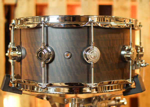 DW 6.5x14 Collector's Maple 333 Smoked Figured Eucalyptus Snare Drum - SO#1424762