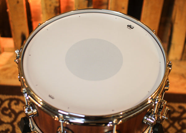 DW 6.5x14 Collector's Maple Mahogany Natural Hard Satin Snare Drum - SO#1326687