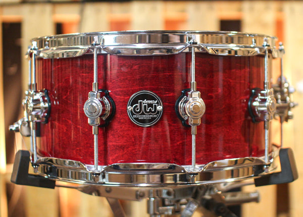 DW Performance Cherry Stain Snare Drum - 6.5x14