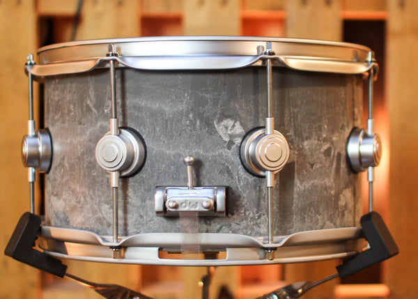 DW 7x13 Collector's Concrete Snare Drum w/ Satin Chrome Hardware