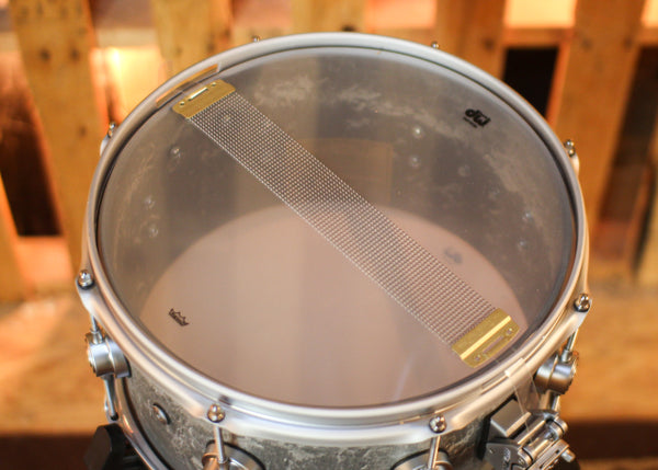 DW 7x13 Collector's Concrete Snare Drum w/ Satin Chrome Hardware