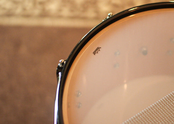 DW 7x14 Collector's Maple 333 Natural Lacquer over Horizontal Padauk Snare Drum - SO#1409991