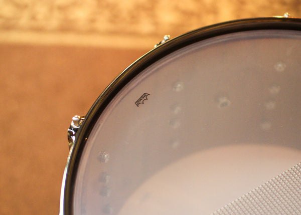 DW 7x14 Collector's Pure Walnut Satin Natural to Quick Ebony Burst Snare Drum - SO#1447194