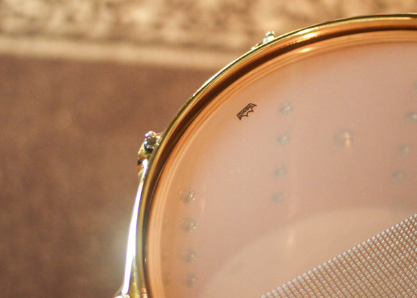 DW 8x14 Collector's Maple VLT Natural Lacquer over Koa Snare Drum - SO#1409984