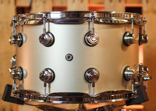 DW Performance Gold Mist Metallic Hard Satin Snare Drum - 8x14