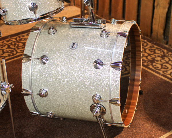 DW Collector's Cherry Mahogany Broken Glass Drum Set - 22,8,10,12,16,18 - SO#1398396