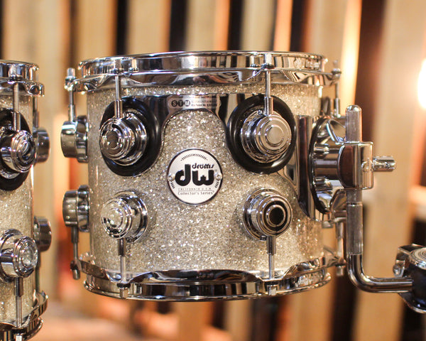 DW Collector's Cherry Mahogany Broken Glass Drum Set - 22,8,10,12,16,18 - SO#1398396