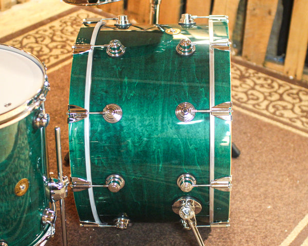 DW Collector's Jazz Maple Gum Turquoise Green Drum Set - 24,13,16,18 - SO#1065155