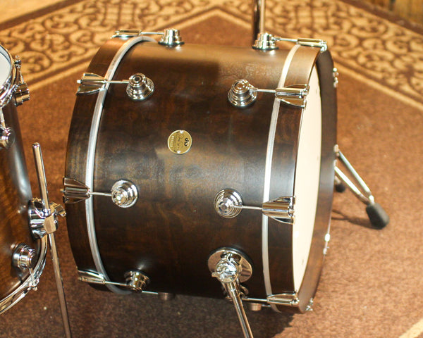 DW Collector's Jazz Cherry Gum Walnut Stain Drum Set - 20,12,14,14sn - SO#1420475