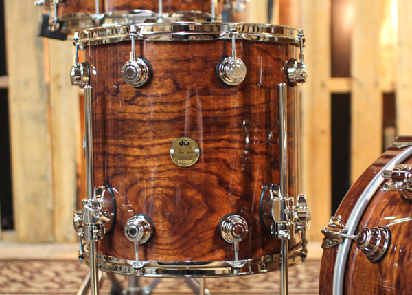 DW Collector's Jazz Cherry Gum Walnut Stain Drum Set - 18,12,14 - SO#1312570