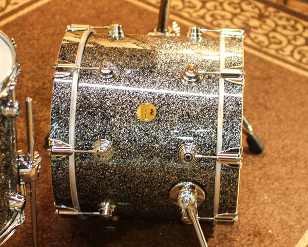 DW Collector's Jazz Maple Gum Black Galaxy Drum Set - 18,12,14,14sn - SO#1393931
