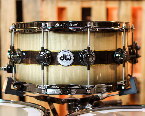 DW Collector's 333 Sycamore Ziricote Inlay Drum Set - 22,10,12,14,16,14sn - SO#1370116