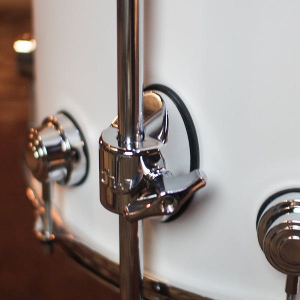 DW Collector's 333 Matte White Hard Satin Drum Set - 22,10,12,14,16 - SO#1410361