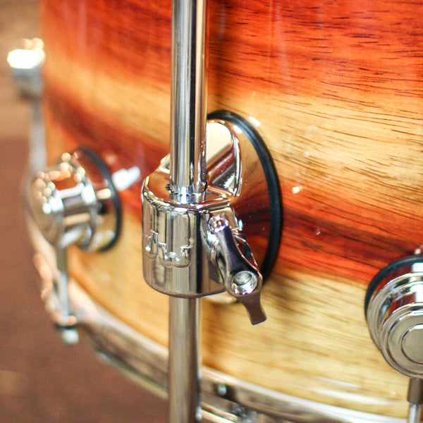 DW Collector's 333 Natural Lacquer over Horizontal Padauk Drum Set - 22,10,12,14,16 - SO#1382338