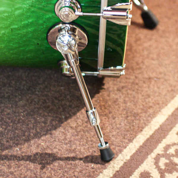 DW Collector's 333 Green Fade over Birdseye Maple Drum Set - 22,10,12,14,16 - SO#1382334