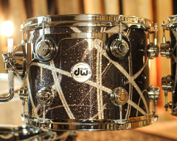 DW Collector's 333 Smoke Glass Contrail Drum Set - 22,10,12,14,16 - SO#1426266