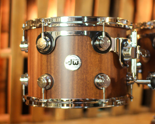 DW Collector's Maple Mahogany Natural Hard Satin Drum Set - 22,22,8,10,12,16 - SO#1326687