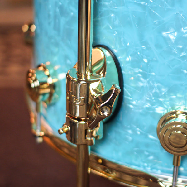 DW Collector's Maple Mahogany Seafoam Marine Drum Set - 22,8,10,12,14,16 - SO#1417224