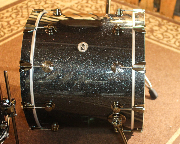 DW Collector's Maple SSC Black Ice Drum Set - 22,10,12,16 - SO#1397879