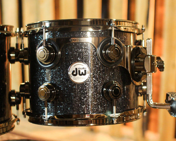 DW Collector's Maple SSC Black Ice Drum Set - 22,10,12,16 - SO#1397879