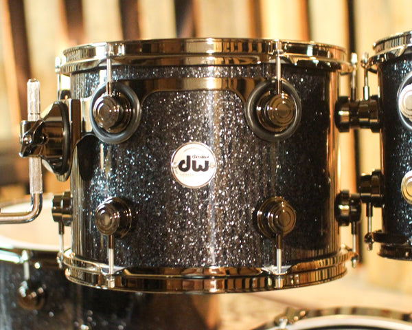 DW Collector's Maple SSC Black Ice Drum Set - 22,10,12,16 - SO#1397879