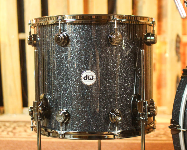 DW Collector's Maple SSC Black Ice Drum Set - 22,10,12,16 - SO#1397879