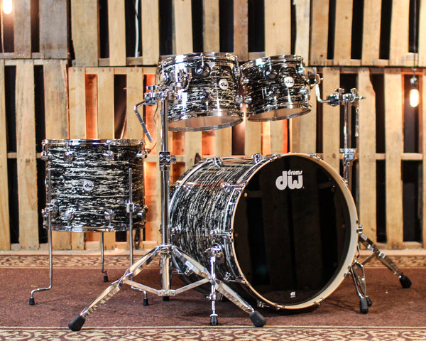 DW Collector's Maple SSC Black Oyster Glass Drum Set - 22,10,12,16 - SO#1392727