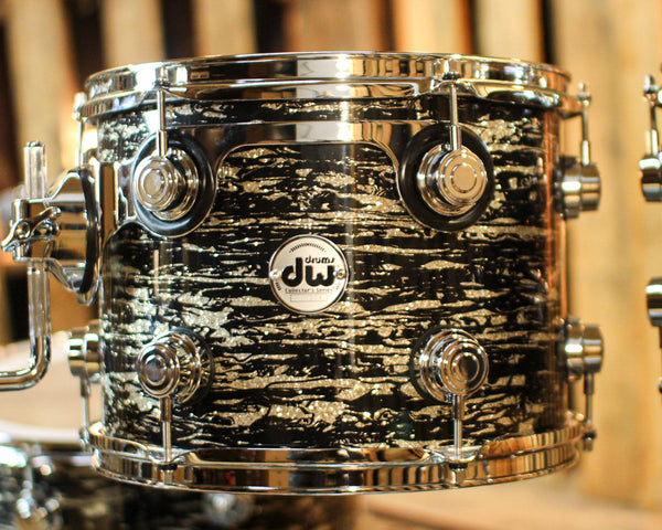 DW Collector's Maple SSC Black Oyster Glass Drum Set - 22,10,12,16 - SO#1392727