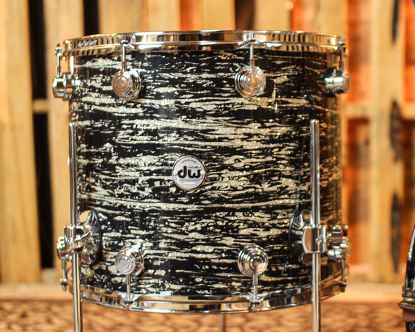 DW Collector's Maple SSC Black Oyster Glass Drum Set - 22,10,12,16 - SO#1392727