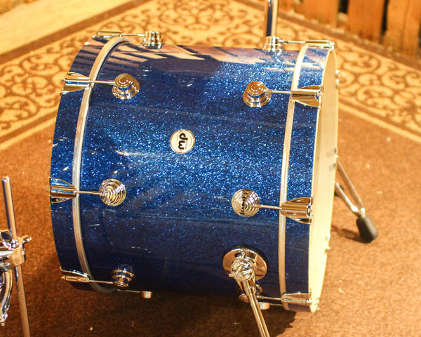 DW Collector's Maple SSC Blue Glass Drum Set - 20,10,12,14 - SO#1438336