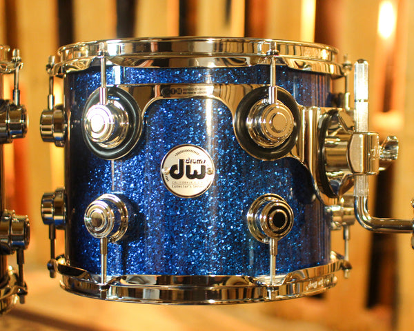 DW Collector's Maple SSC Blue Glass Drum Set - 20,10,12,14 - SO#1438336