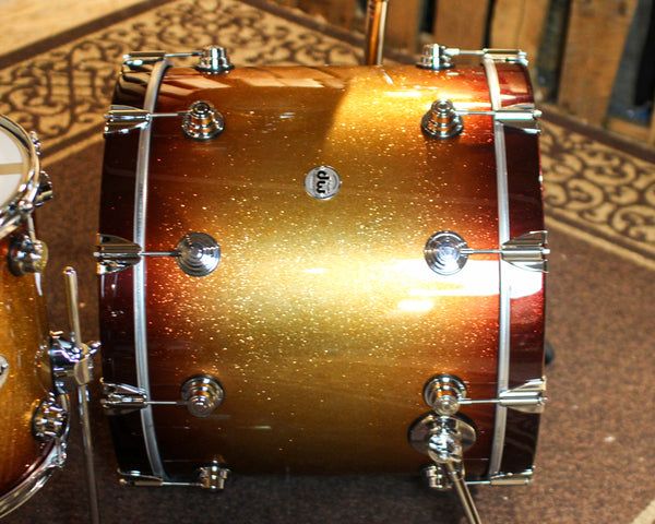 DW Collector's Maple SSC Copper Glitz Drum Set - 22,10,12,14,16,14sn - SO#1357443