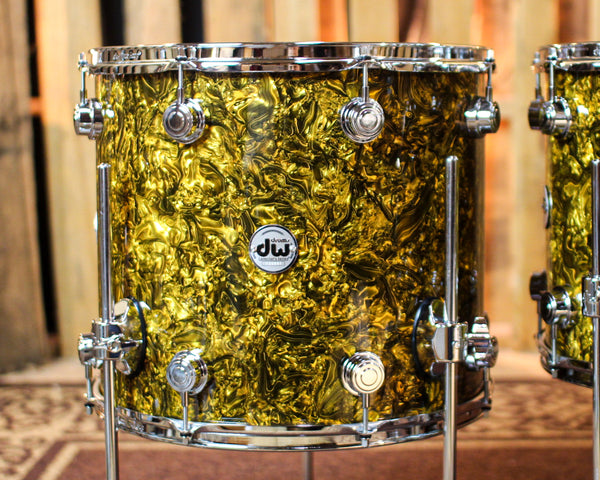 DW Collector's Maple SSC Gold Abalone Drum Set - 22,10,12,14,16 - SO#1382089