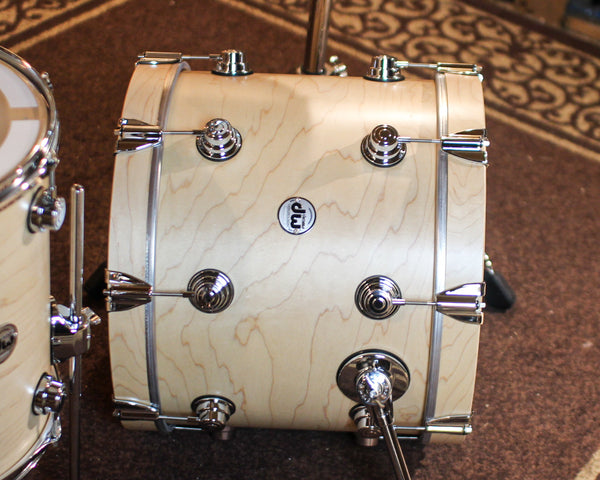 DW Collector's Maple SSC Natural Satin Oil Drum Set - 18,12,14,14sn - SO#1357437