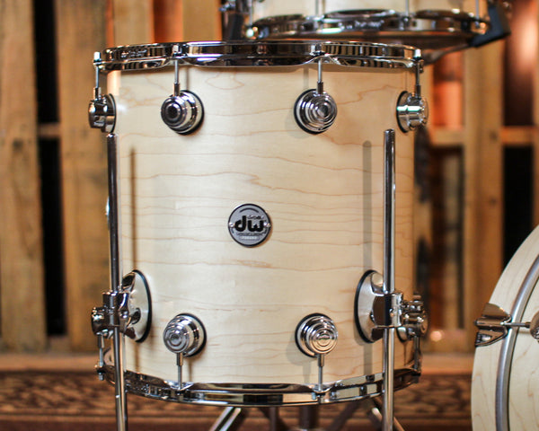 DW Collector's Maple SSC Natural Satin Oil Drum Set - 18,12,14,14sn - SO#1357437