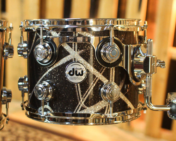 DW Collector's Maple SSC Smoke Glass Contrail Drum Set - 22,10,12,16 - SO#1428273