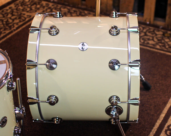 DW Collector's Maple SSC Solid Double Cream Drum Set - 22,10,12,16 - SO#1367490