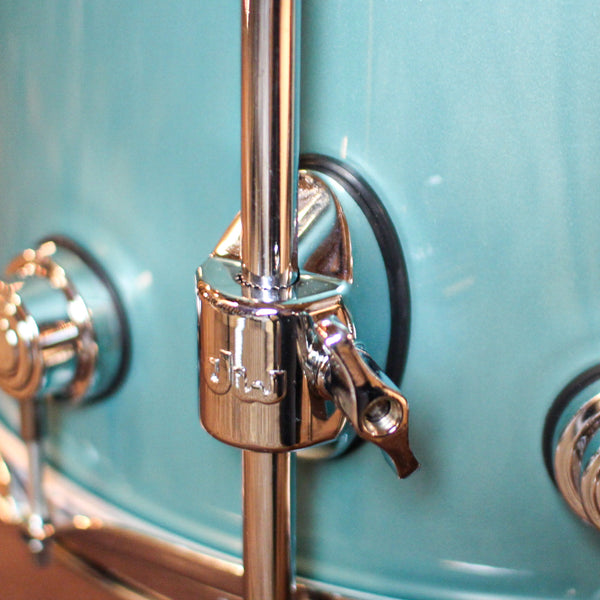 DW Collector's Maple VLT Artesian Green Metallic Lacquer Drum Set - 22,10,12,16 - SO#1101774