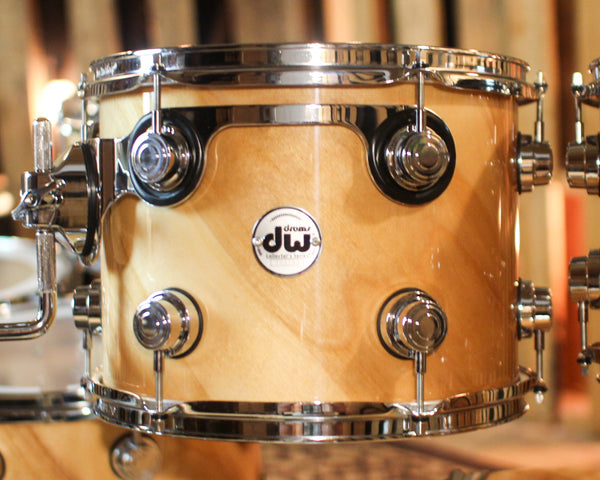 DW Collector's Pure Birch HVLT Natural Lacquer Drum Set - 22,10,12,14,16,14sn - SO#1419680