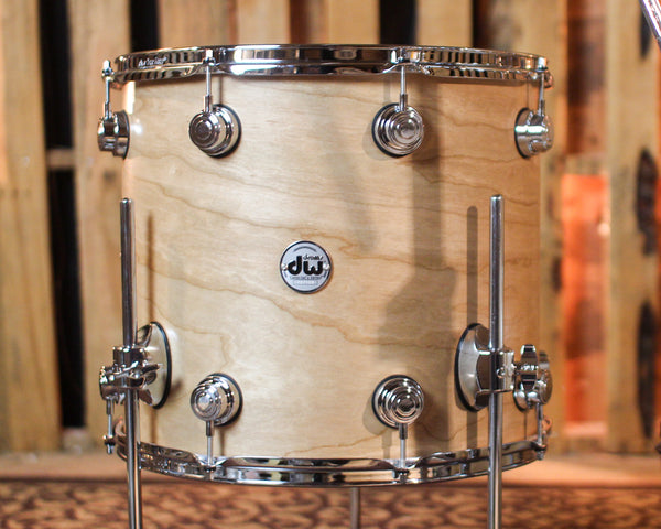 DW Collector's Cherry HVLT Natural Satin Oil Drum Set - 22,10,12,16 - SO#1433140