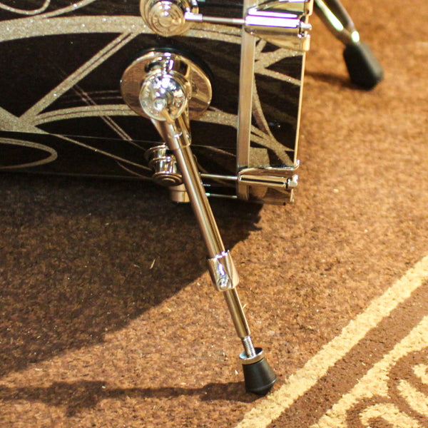 DW Collector's Cherry HVLT Smoke Glass Contrail Drum Set - 24,13,16,14sn - SO#1391000