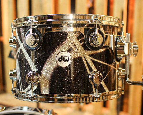 DW Collector's Cherry HVLT Smoke Glass Contrail Drum Set - 24,13,16,14sn - SO#1391000